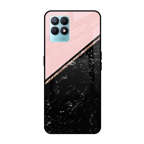 Marble Texture Pink Realme Narzo 50 Glass Cases & Covers Online