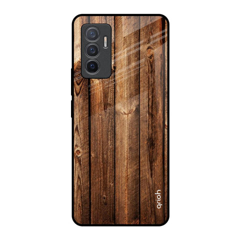 Timber Printed Vivo V23e 5G Glass Back Cover Online