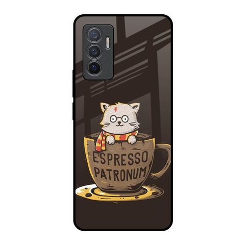 Tea With Kitty Vivo V23e 5G Glass Back Cover Online