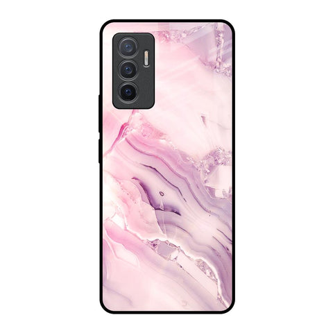 Diamond Pink Gradient Vivo V23e 5G Glass Back Cover Online