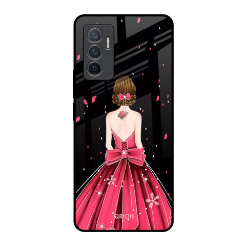 Fashion Princess Vivo V23e 5G Glass Back Cover Online