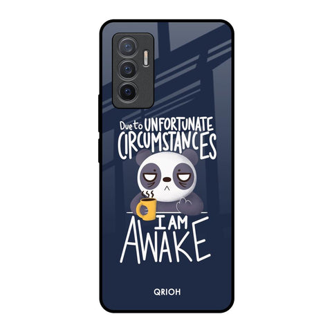 Struggling Panda Vivo V23e 5G Glass Back Cover Online