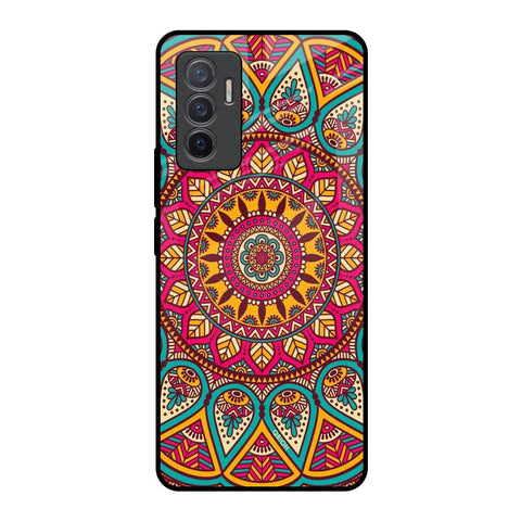 Elegant Mandala Vivo V23e 5G Glass Back Cover Online