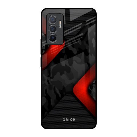 Modern Camo Abstract Vivo V23e 5G Glass Back Cover Online