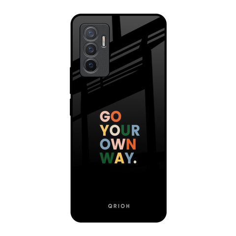 Go Your Own Way Vivo V23e 5G Glass Back Cover Online