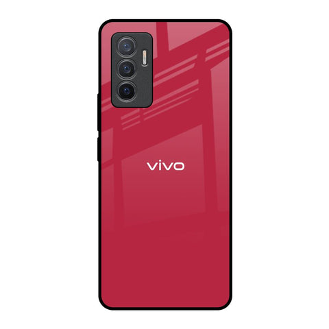 Solo Maroon Vivo V23e 5G Glass Back Cover Online