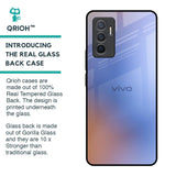 Blue Aura Glass Case for Vivo V23e 5G