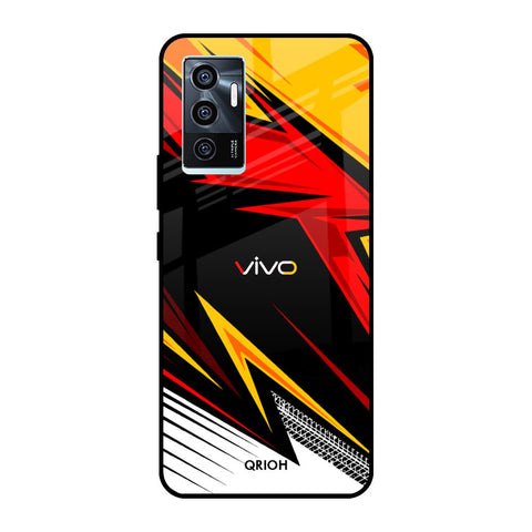 Race Jersey Pattern Vivo V23e 5G Glass Cases & Covers Online