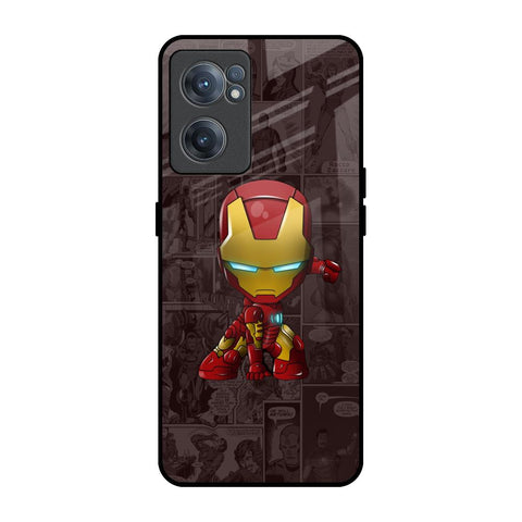 Angry Baby Super Hero OnePlus Nord CE 2 5G Glass Back Cover Online
