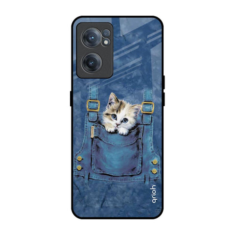 Kitty In Pocket OnePlus Nord CE 2 5G Glass Back Cover Online