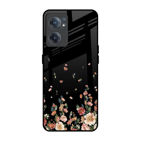 Floating Floral Print OnePlus Nord CE 2 5G Glass Back Cover Online