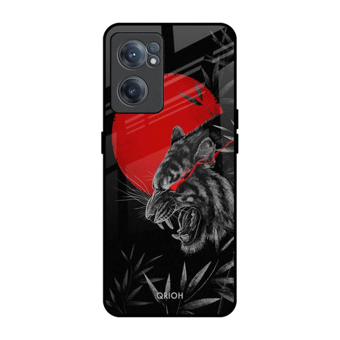 Red Moon Tiger OnePlus Nord CE 2 5G Glass Back Cover Online
