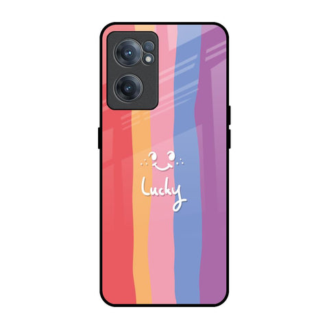 Lucky Abstract OnePlus Nord CE 2 5G Glass Back Cover Online