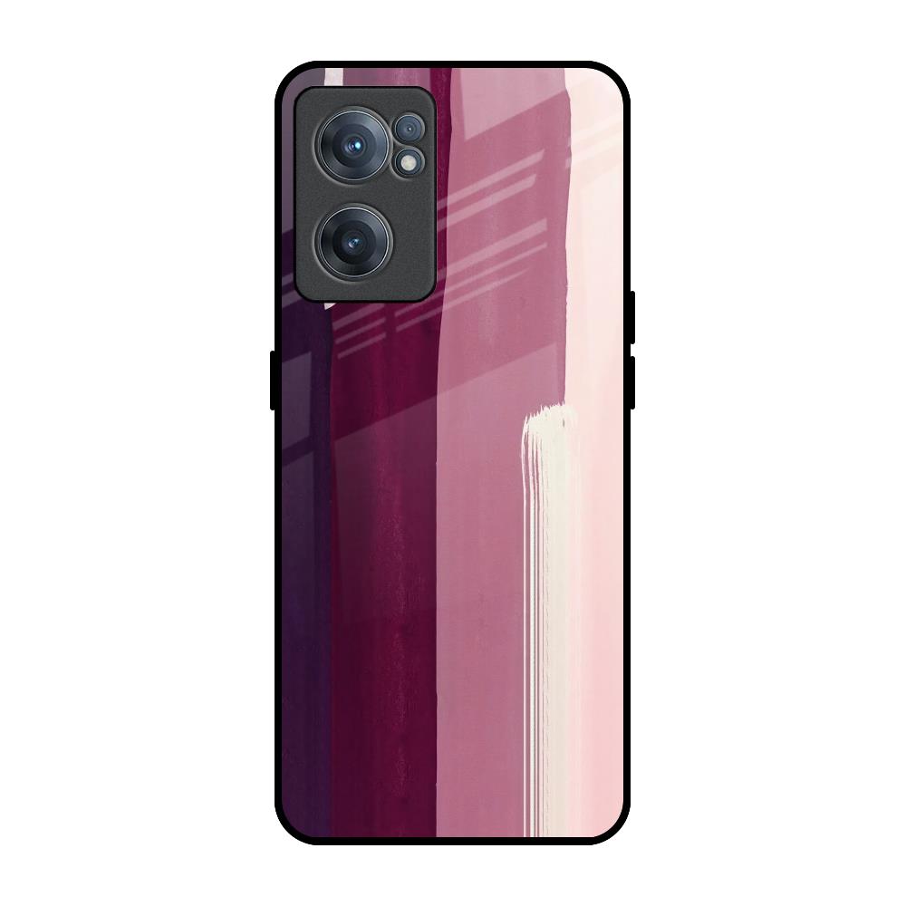 Brush Stroke Art OnePlus Nord CE 2 5G Glass Back Cover Online