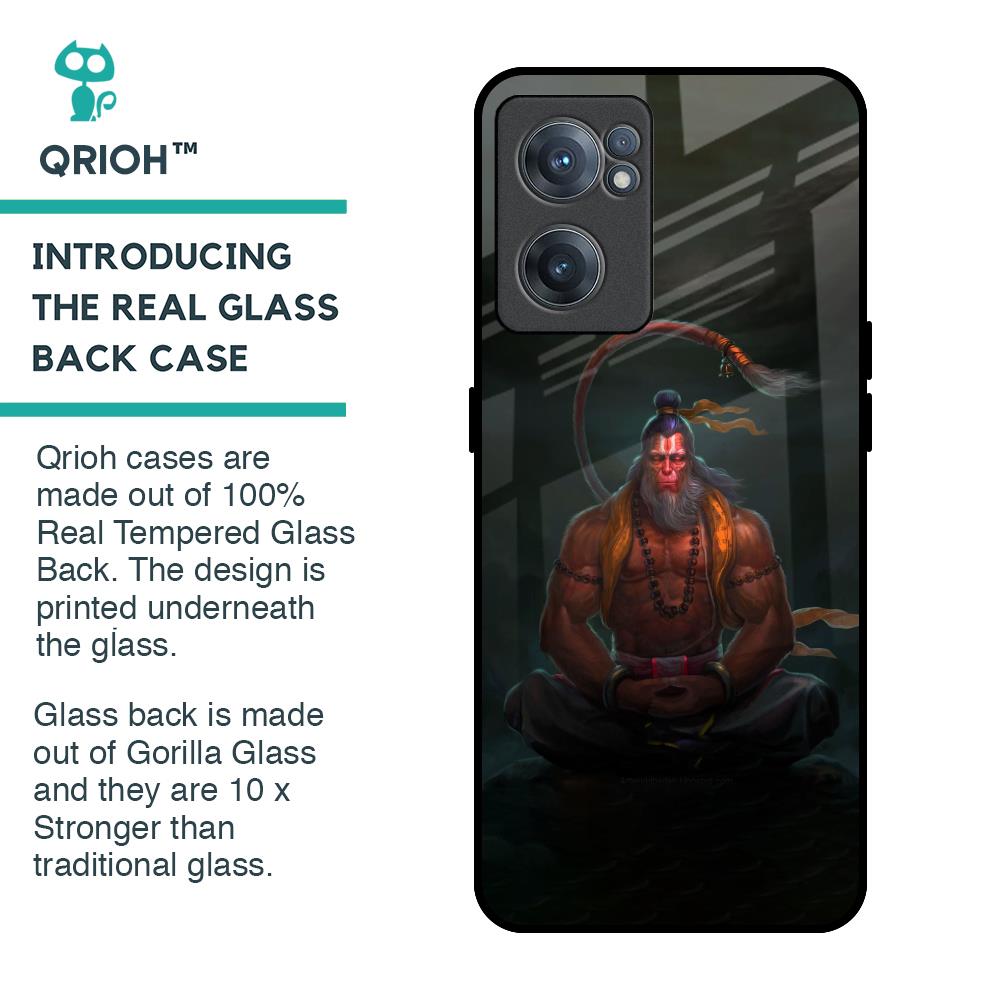 Lord Hanuman Animated Glass Case for OnePlus Nord CE 2 5G