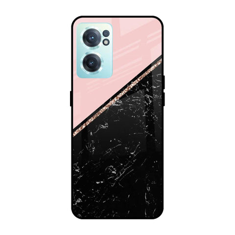 Marble Texture Pink OnePlus Nord CE 2 5G Glass Cases & Covers Online