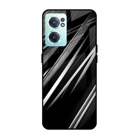 Black & Grey Gradient OnePlus Nord CE 2 5G Glass Cases & Covers Online
