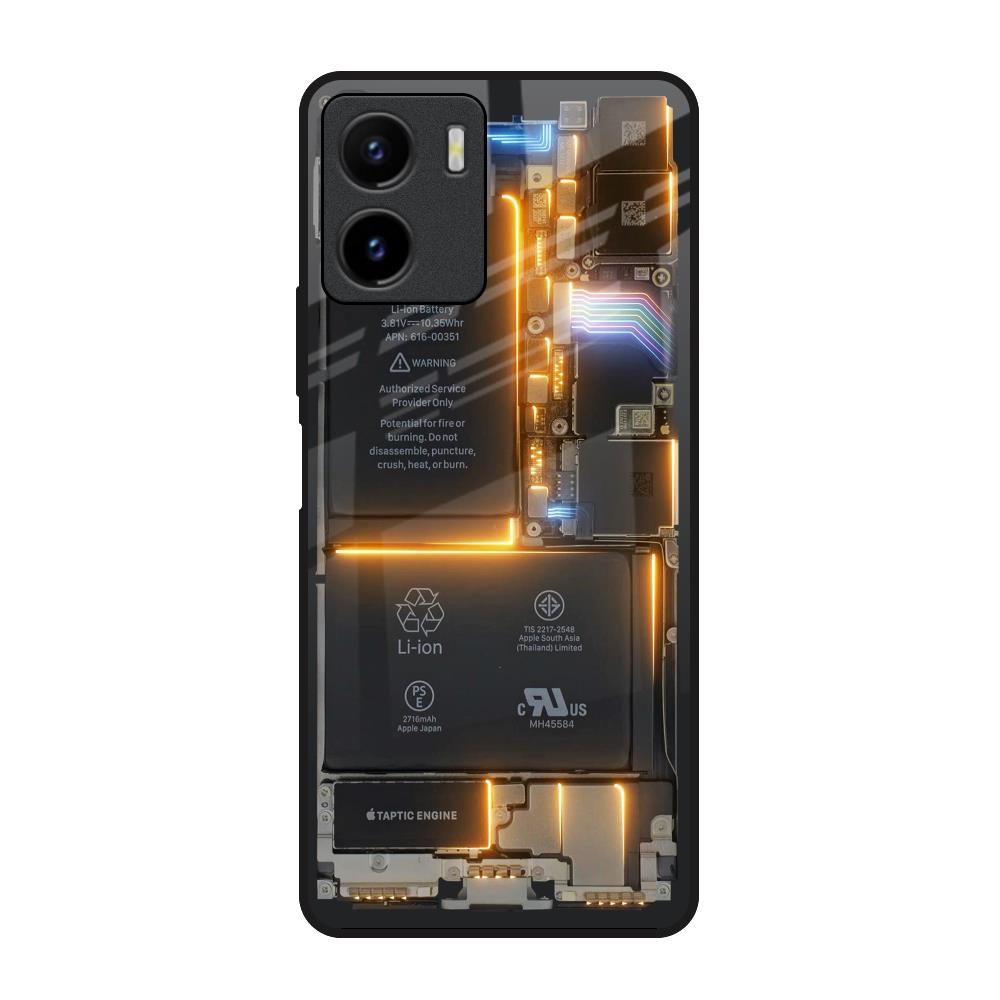 Glow Up Skeleton Vivo Y15s Glass Back Cover Online