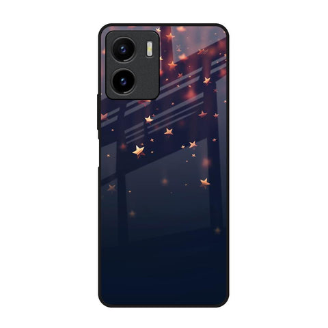 Falling Stars Vivo Y15s Glass Back Cover Online