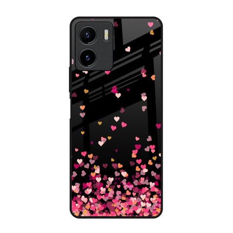Heart Rain Fall Vivo Y15s Glass Back Cover Online