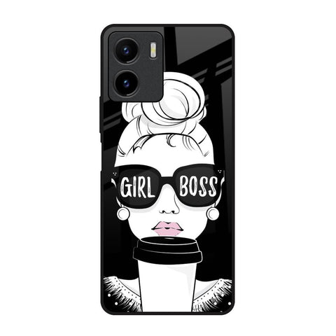 Girl Boss Vivo Y15s Glass Back Cover Online