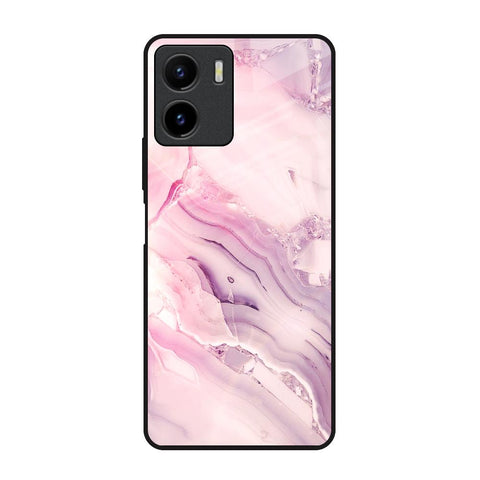 Diamond Pink Gradient Vivo Y15s Glass Back Cover Online