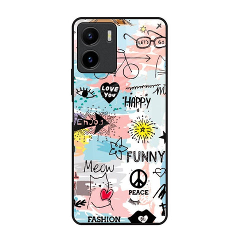 Just For You Vivo Y15s Glass Back Cover Online
