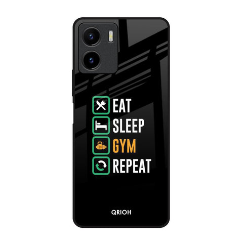Daily Routine Vivo Y15s Glass Back Cover Online