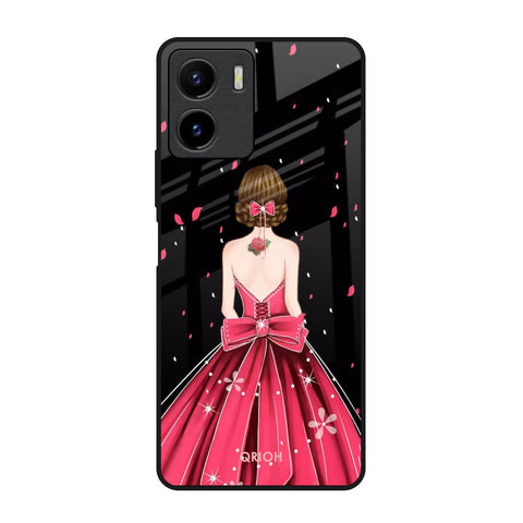 Fashion Princess Vivo Y15s Glass Back Cover Online