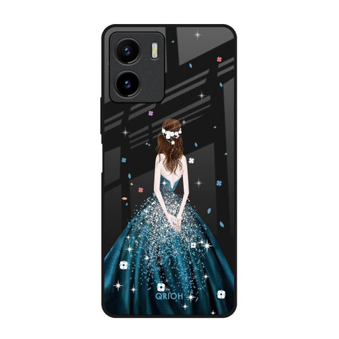 Queen Of Fashion Vivo Y15s Glass Back Cover Online