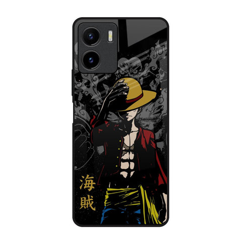 Dark Luffy Vivo Y15s Glass Back Cover Online