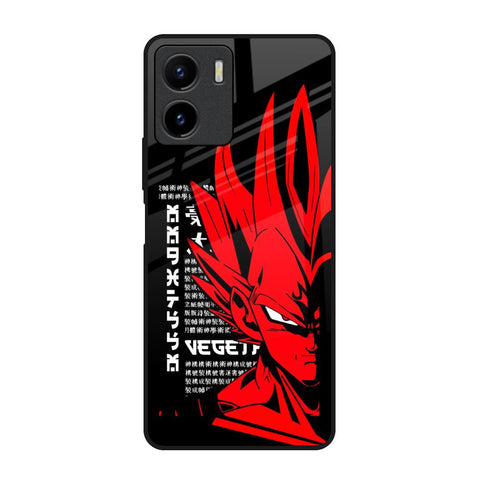 Red Vegeta Vivo Y15s Glass Back Cover Online
