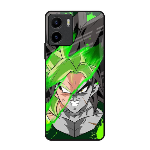 Anime Green Splash Vivo Y15s Glass Back Cover Online