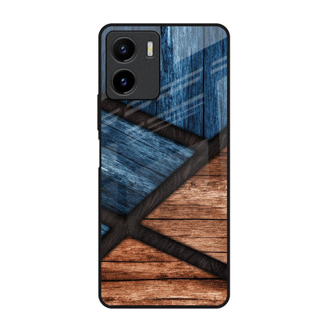 Wooden Tiles Vivo Y15s Glass Back Cover Online