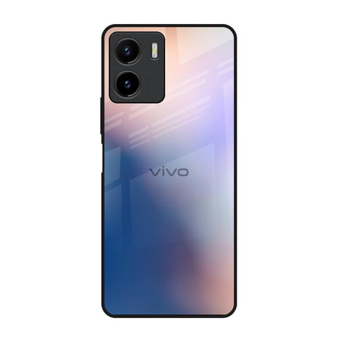 Blue Mauve Gradient Vivo Y15s Glass Back Cover Online