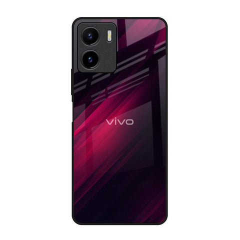 Razor Black Vivo Y15s Glass Back Cover Online