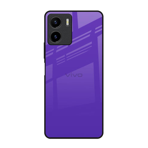 Amethyst Purple Vivo Y15s Glass Back Cover Online