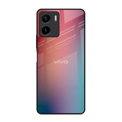 Dusty Multi Gradient Vivo Y15s Glass Back Cover Online