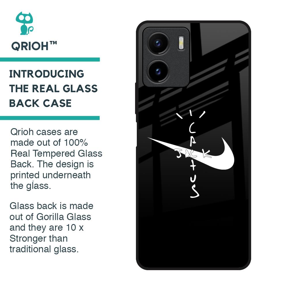 Jack Cactus Glass Case for Vivo Y15s