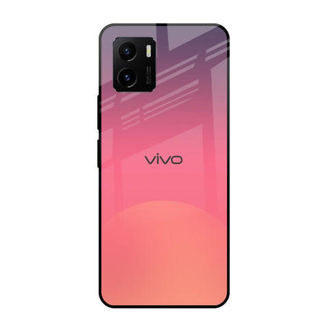 Sunset Orange Vivo Y15s Glass Cases & Covers Online
