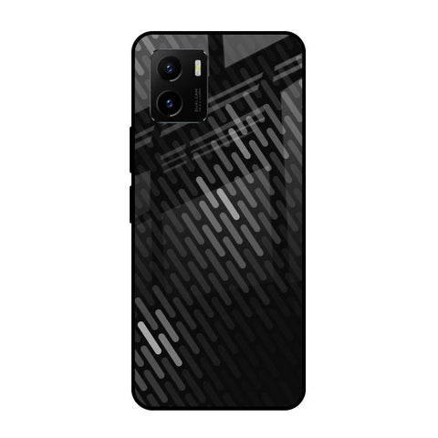 Dark Abstract Pattern Vivo Y15s Glass Cases & Covers Online