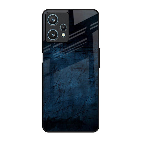 Dark Blue Grunge Realme 9 Pro 5G Glass Back Cover Online