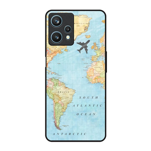 Travel Map Realme 9 Pro 5G Glass Back Cover Online