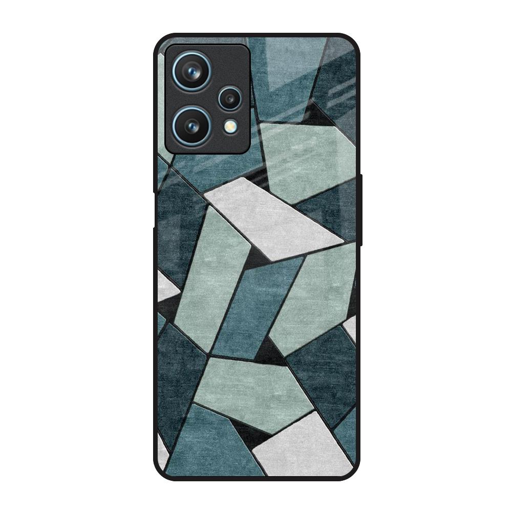 Abstact Tiles Realme 9 Pro 5G Glass Back Cover Online