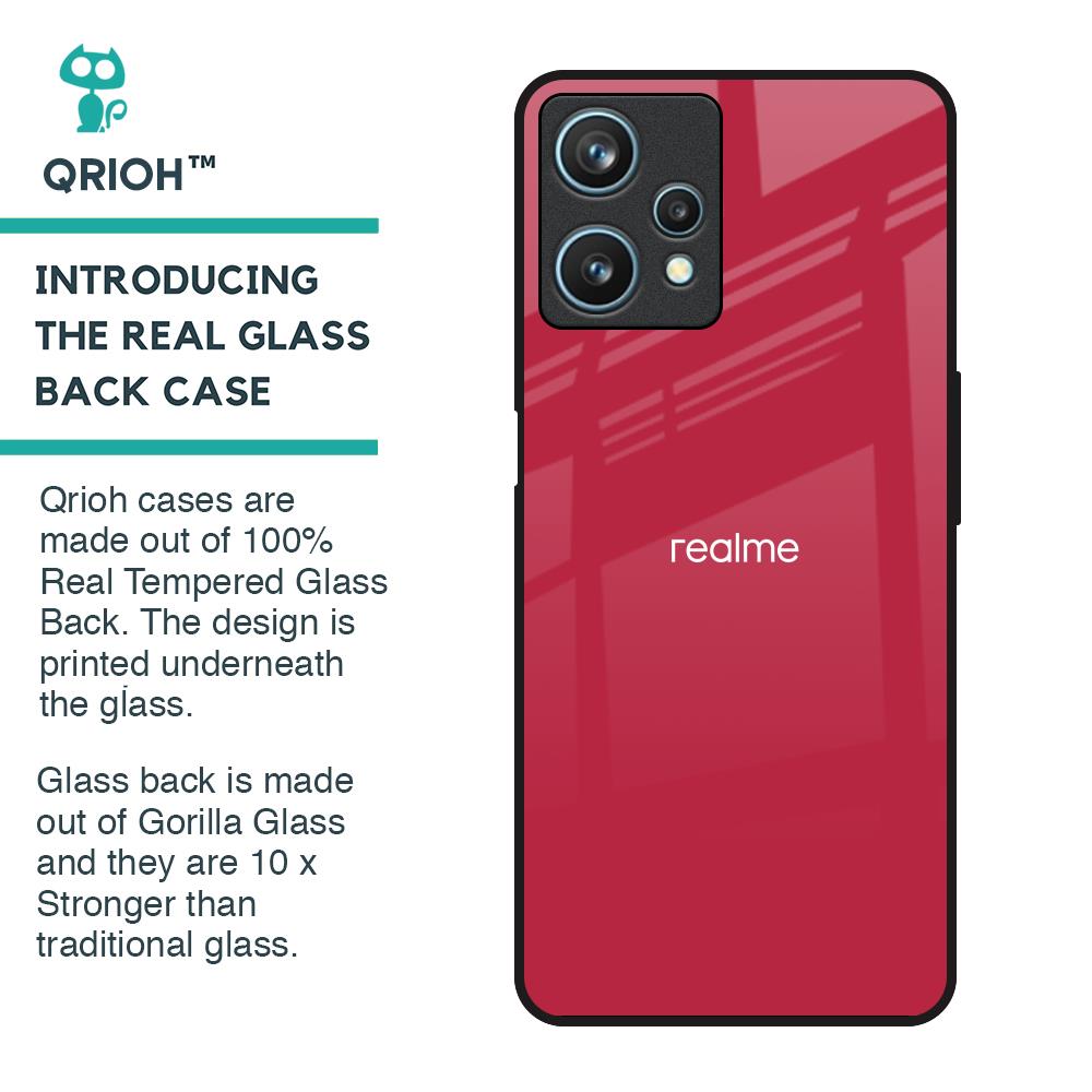 Solo Maroon Glass case for Realme 9 Pro 5G