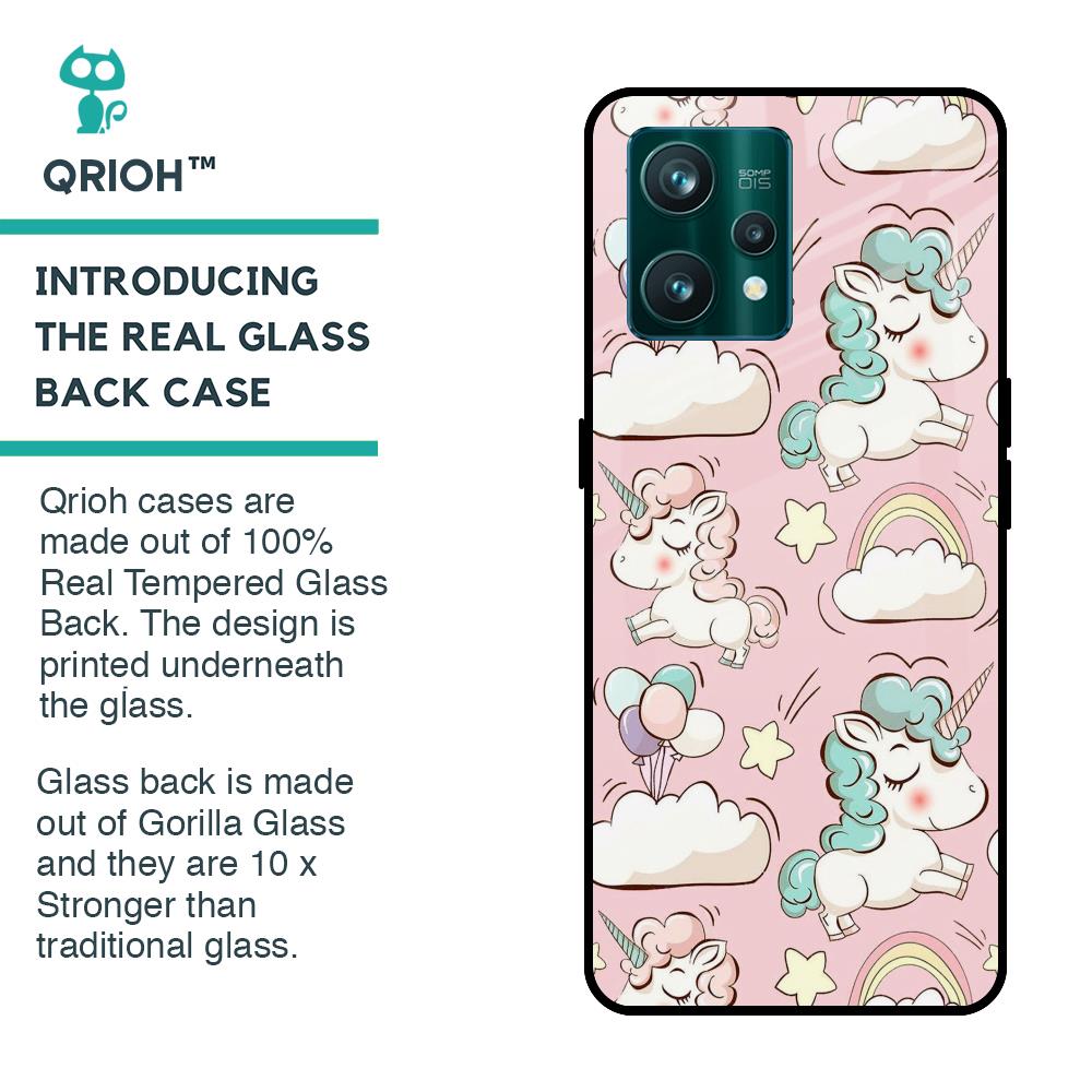 Balloon Unicorn Glass case for Realme 9 Pro 5G