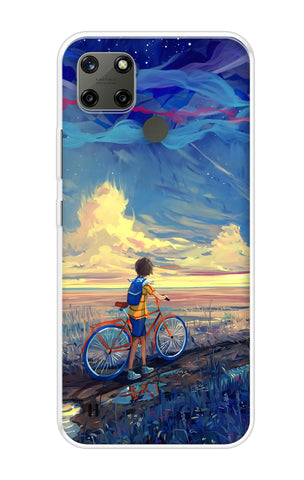 Riding Bicycle to Dreamland Realme C25Y Back Cover