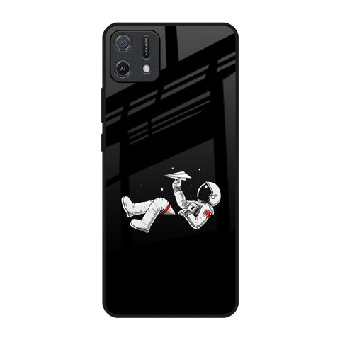 Space Traveller Oppo A16K Glass Back Cover Online