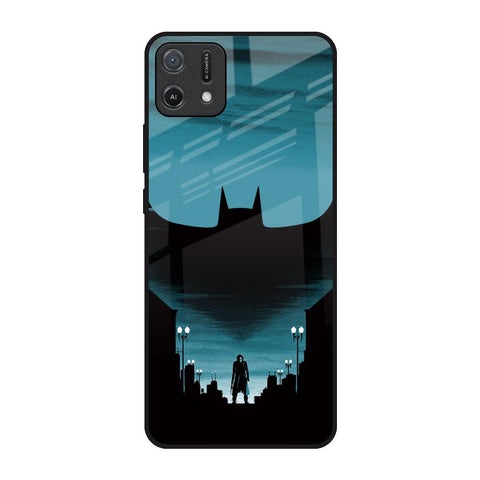 Cyan Bat Oppo A16K Glass Back Cover Online