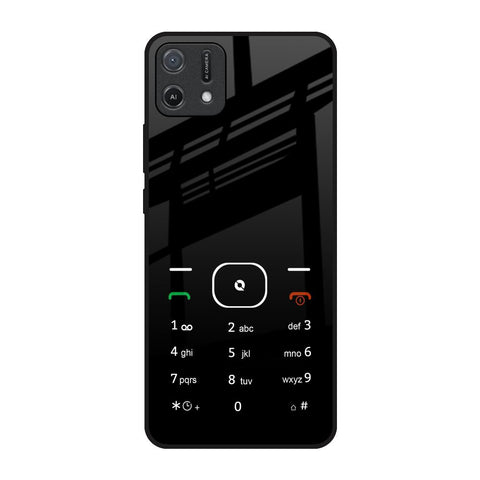 Classic Keypad Pattern Oppo A16K Glass Back Cover Online